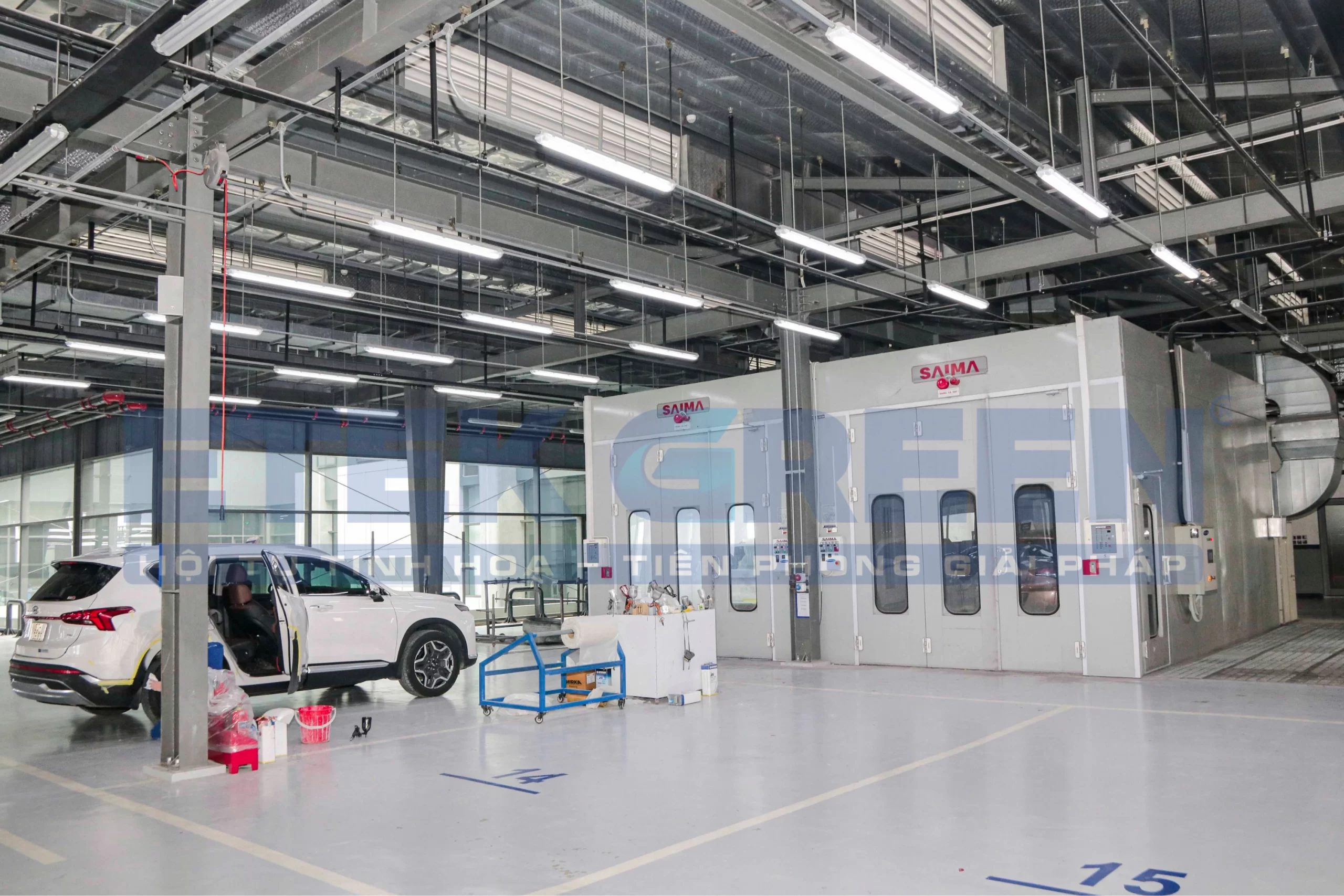 Phòng sơn công nghiệp đạt chuẩn ETEK GREEN
