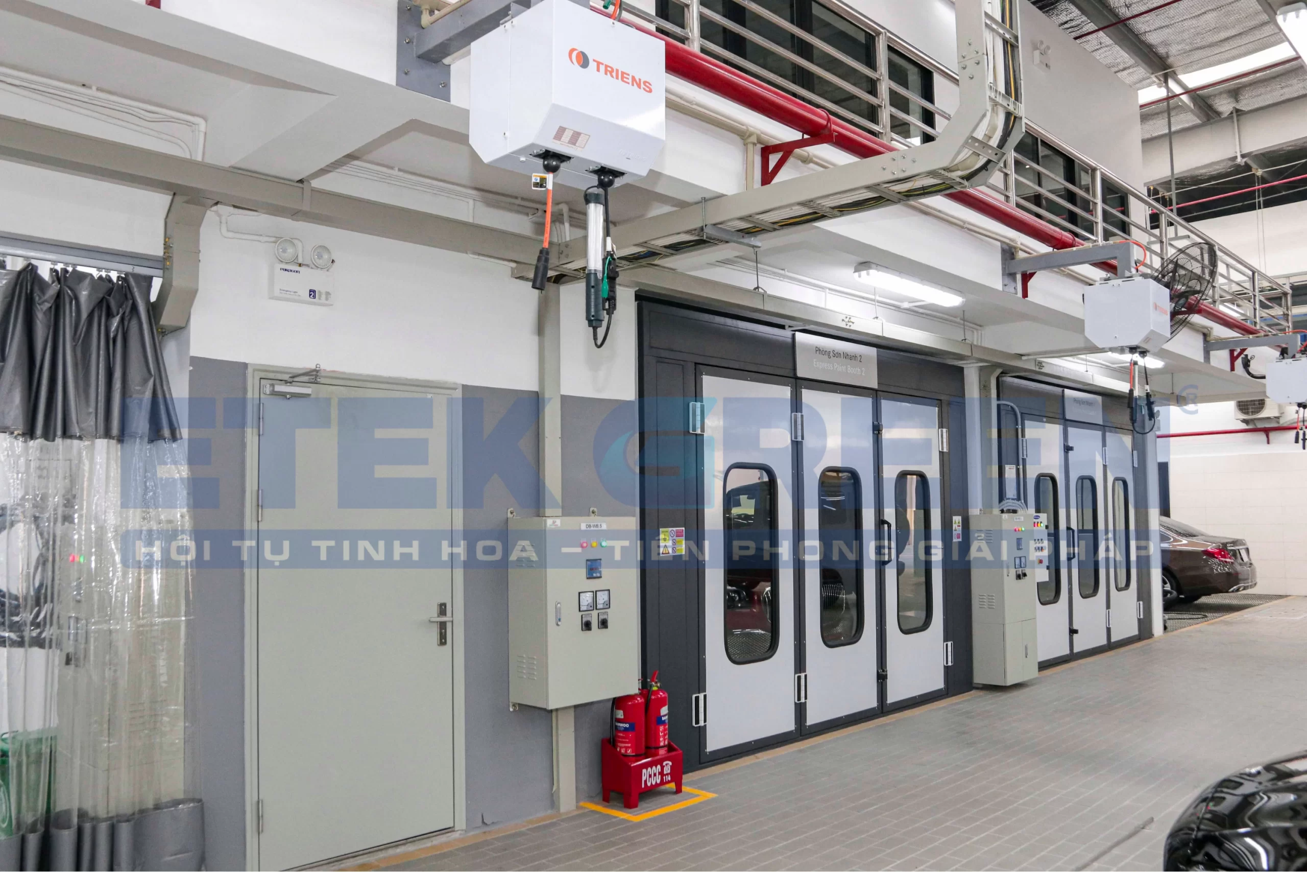 Phòng sơn tiêu chuẩn ETEK GREEN