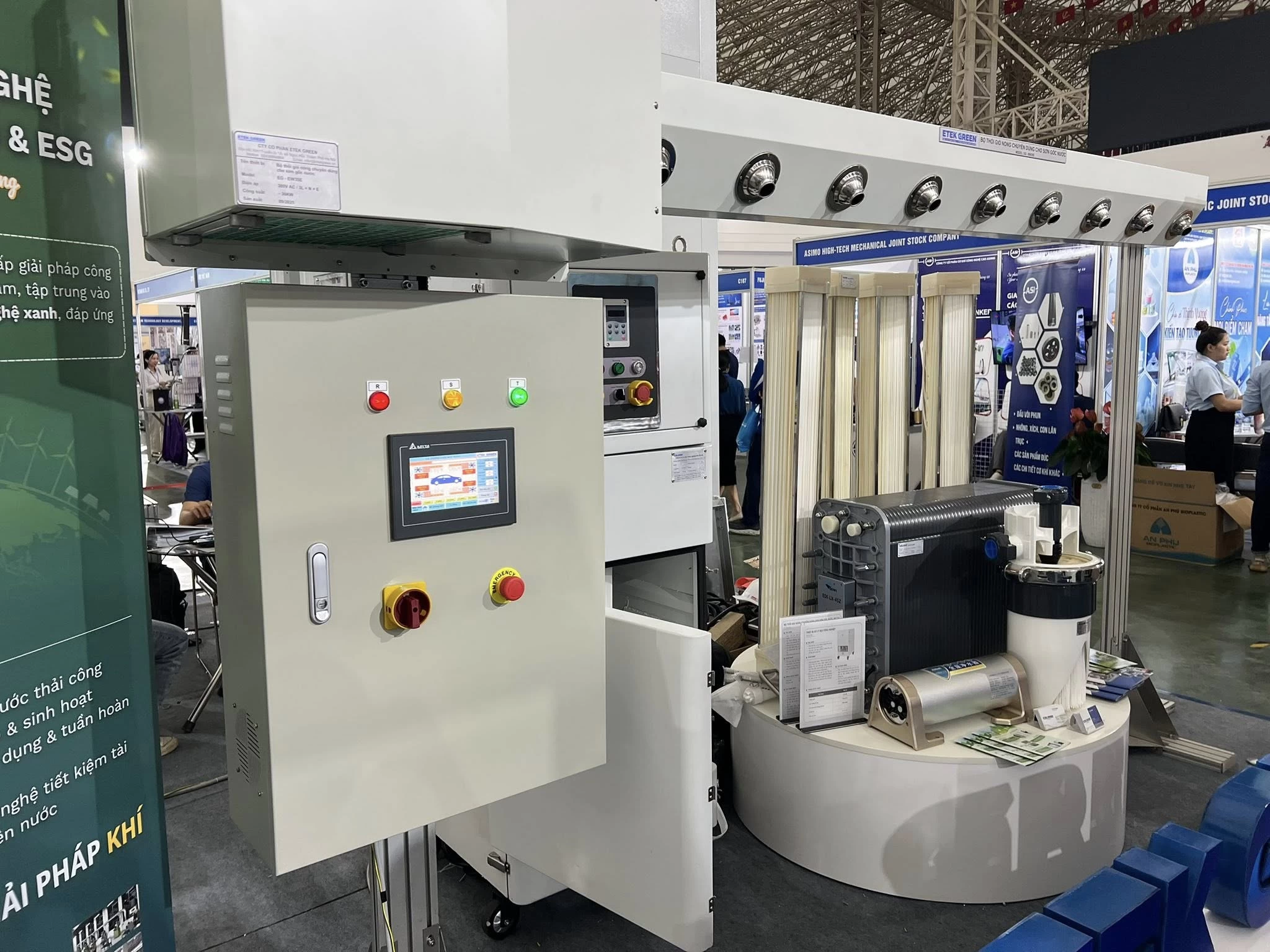 Hệ thống điều khiển PLC bộ thổi khí nóng