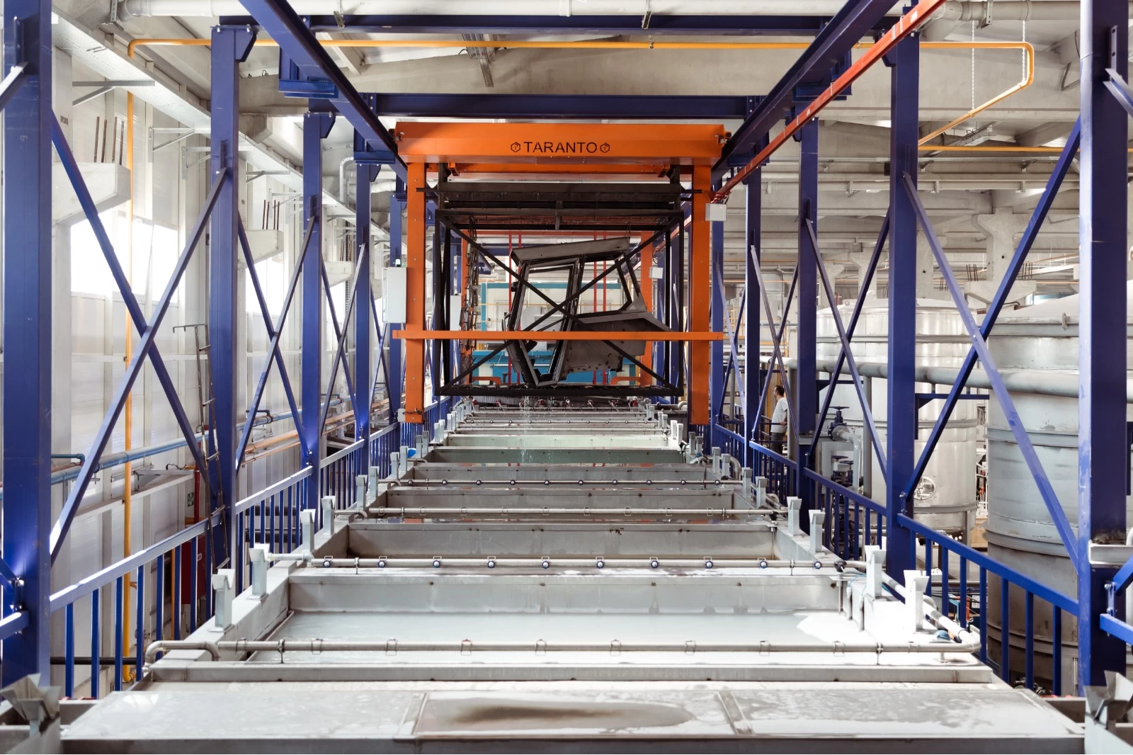 Hệ tẩy dầu & Chromate – kiểu nhúng (Immersion Chromate)