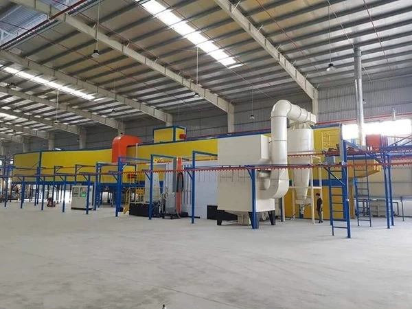 dây chuyền sơn tĩnh điện ETEK GREEN