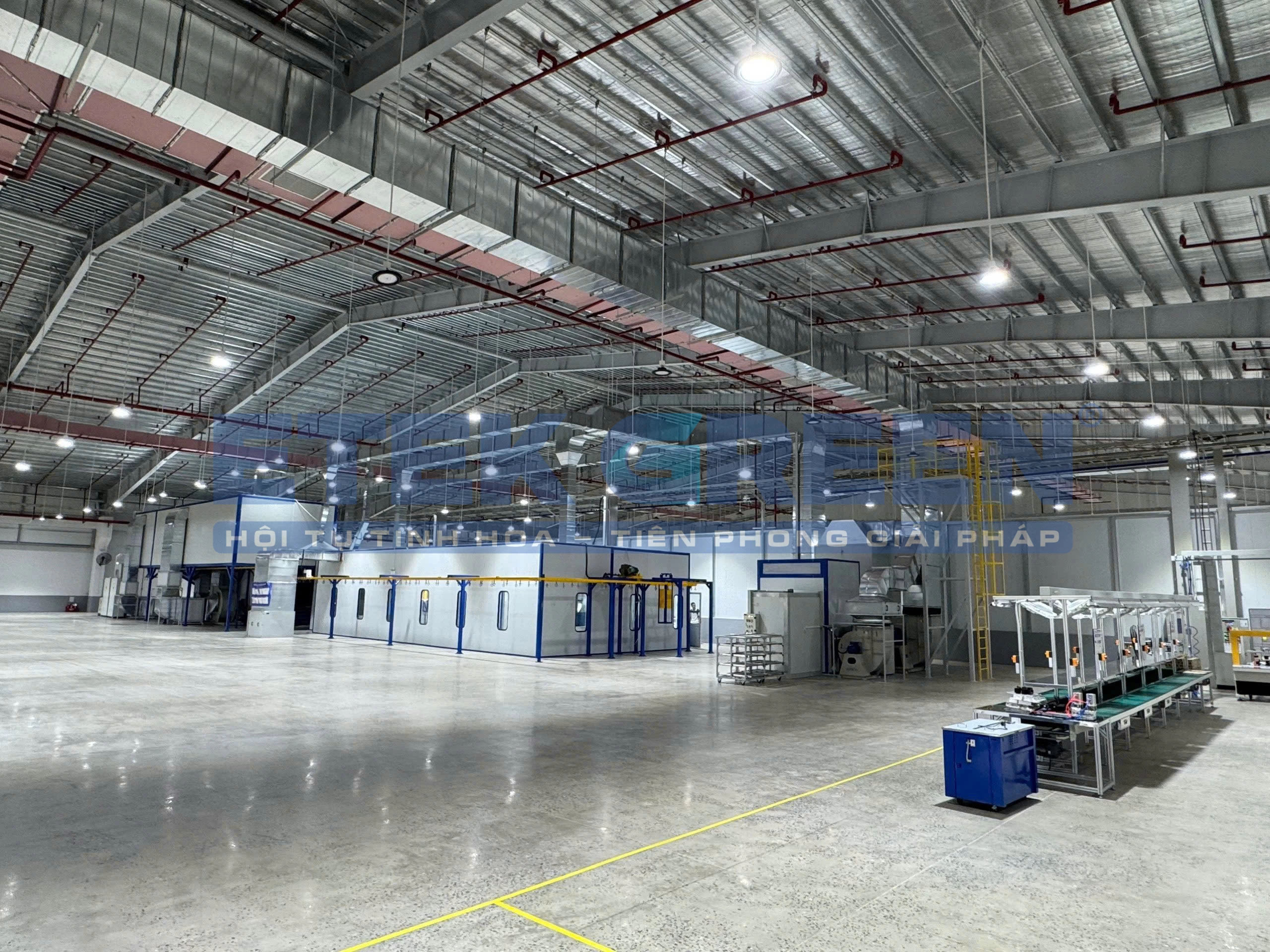 dây chuyền sơn tự động ETEK GREEN