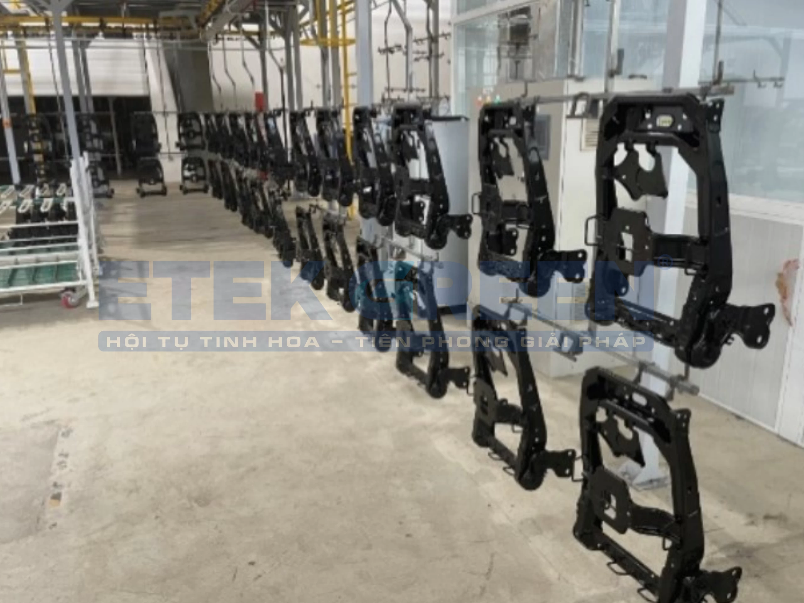 dây chuyền sơn công nghiệp etek green