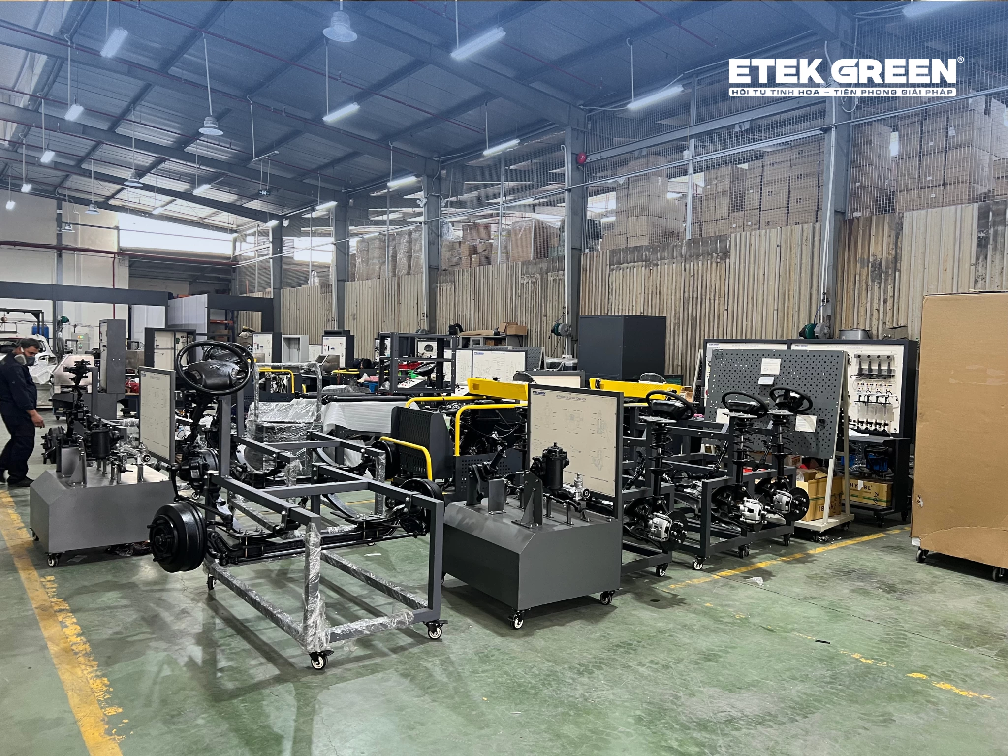 hệ thống thiết bị đào tạo kỹ thuật tại ETEK GREEN