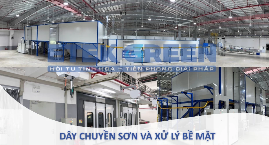 dây chuyền sơn và xử lý bề mặt eg