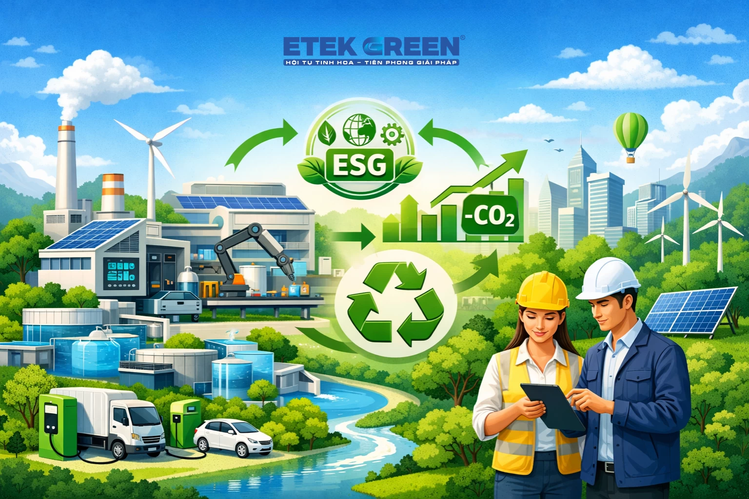 chuyển đổi xanh trong sản xuất