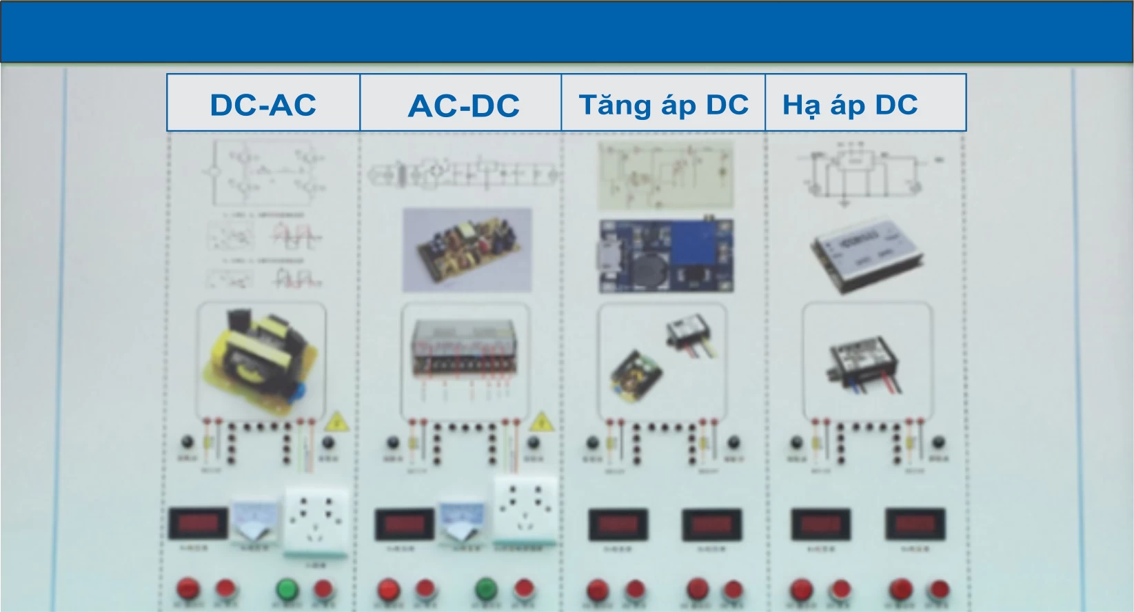 Mô đun đào tạo công nghệ AC/DC và DC/DC